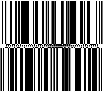 A GS1 stacked databarcode