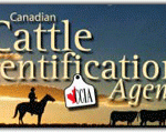 Canadian Cattle Identification Agency (CCIA) tag