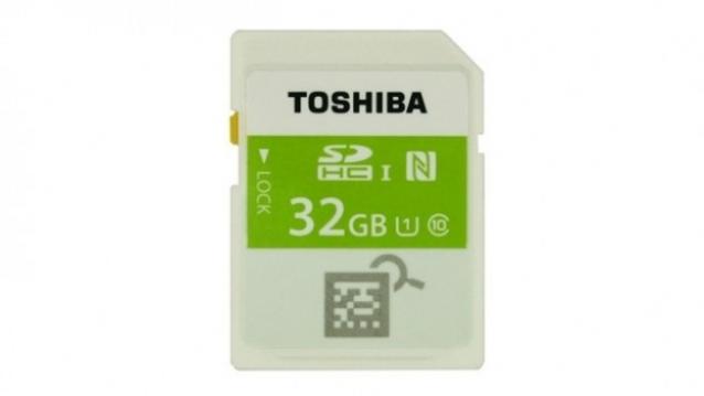 NFC-enabled SD Card by Toshiba